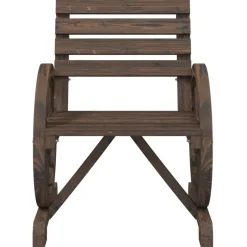 MAISON EXCLUSIVE - Salon de jardin 3 pcs bois de sapin massif