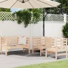 MAISON EXCLUSIVE - Salon de jardin 3 pcs bois massif de pin