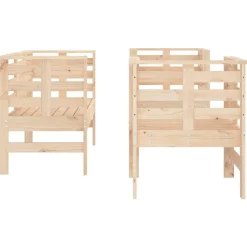 MAISON EXCLUSIVE - Salon de jardin 3 pcs bois massif de pin