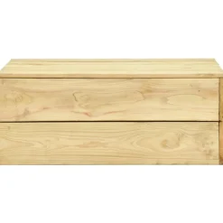 MAISON EXCLUSIVE - Salon de jardin 3 pcs bois de pin imprégné