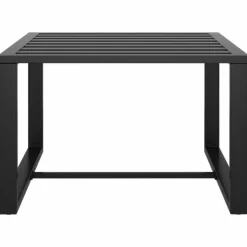 MAISON EXCLUSIVE - Salon de jardin 9 pcs avec coussins aluminium anthracite