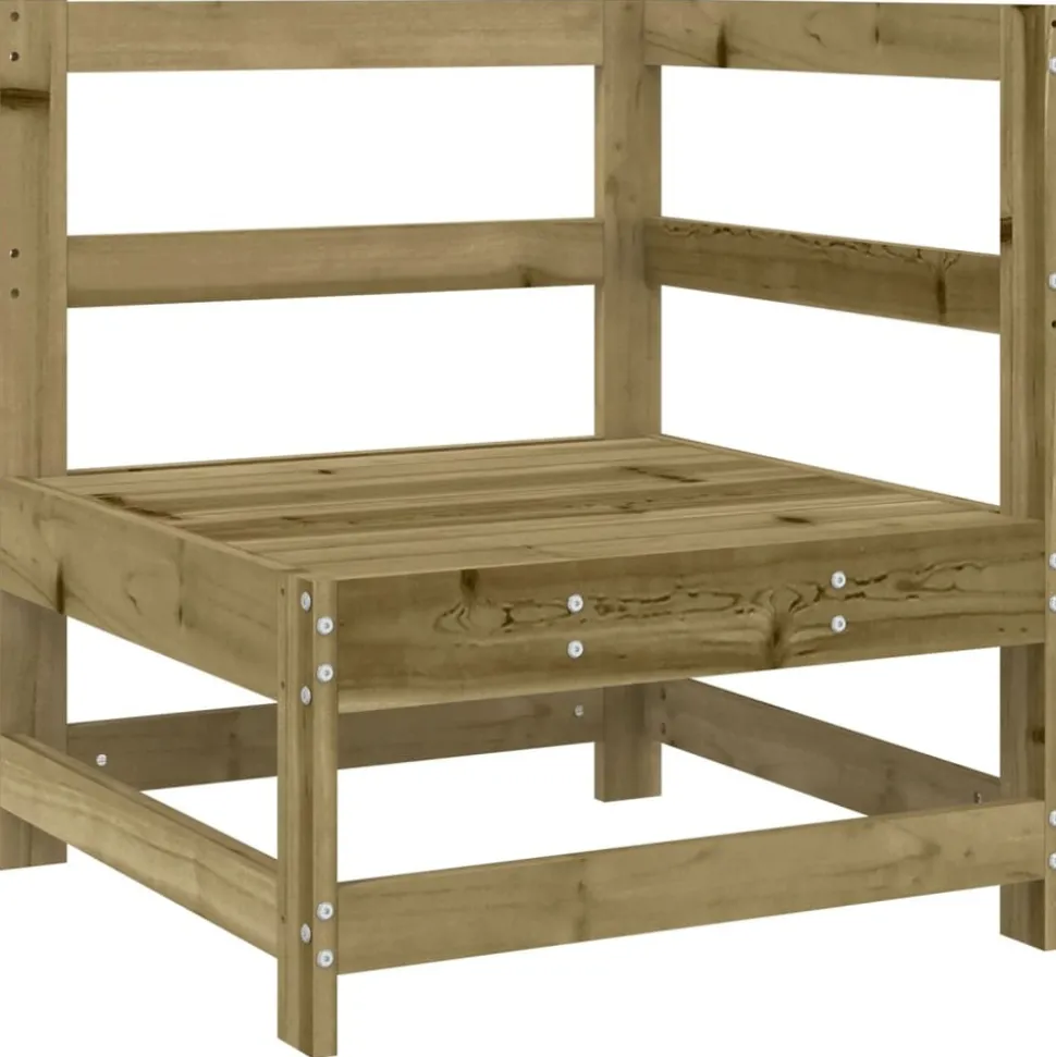 MAISON EXCLUSIVE - Salon de jardin 4 pcs bois de pin imprégné