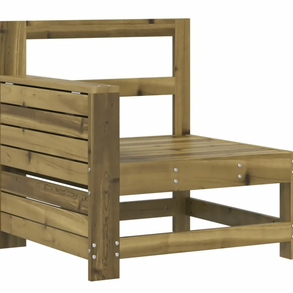 MAISON EXCLUSIVE - Salon de jardin 4 pcs bois de pin imprégné