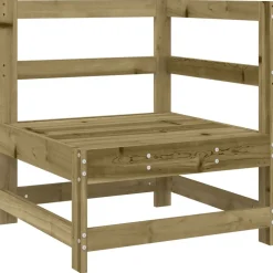 MAISON EXCLUSIVE - Salon de jardin 4 pcs bois de pin imprégné