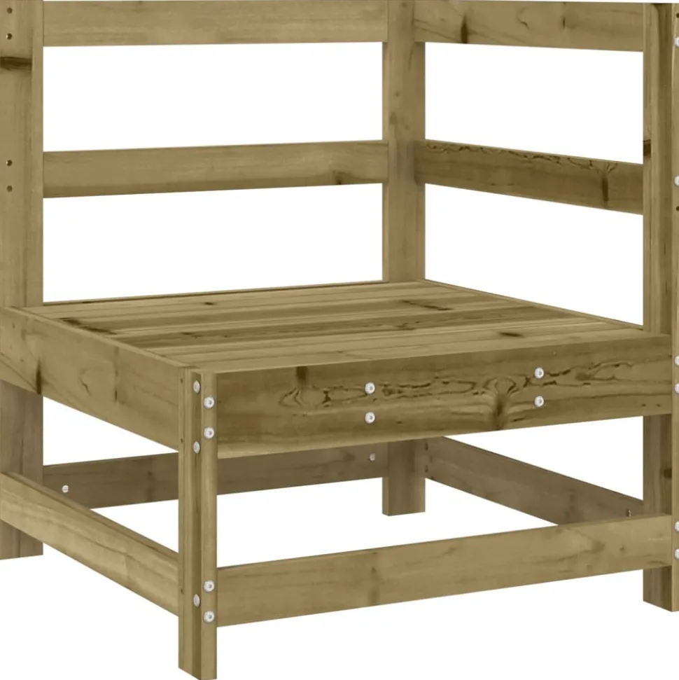 MAISON EXCLUSIVE - Salon de jardin 4 pcs bois de pin imprégné