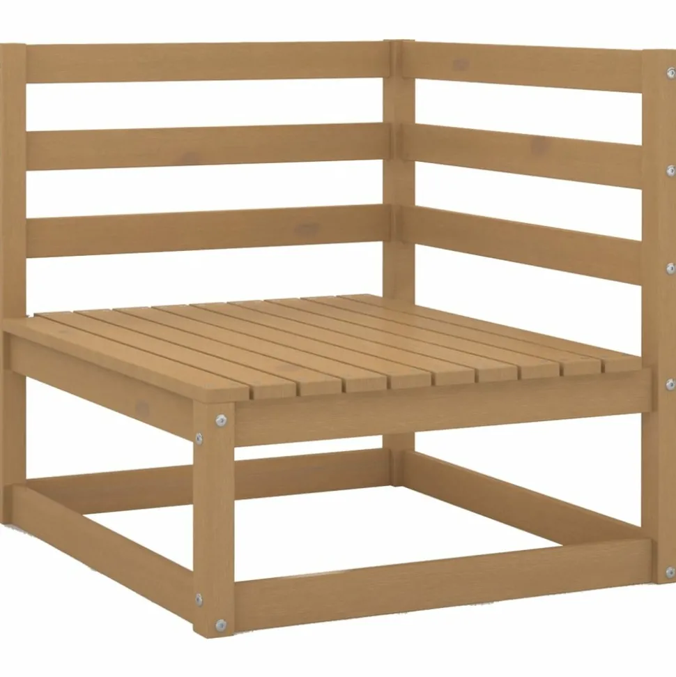 MAISON EXCLUSIVE - Salon de jardin 9 pcs bois de pin massif