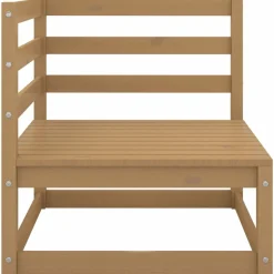 MAISON EXCLUSIVE - Salon de jardin 9 pcs bois de pin massif