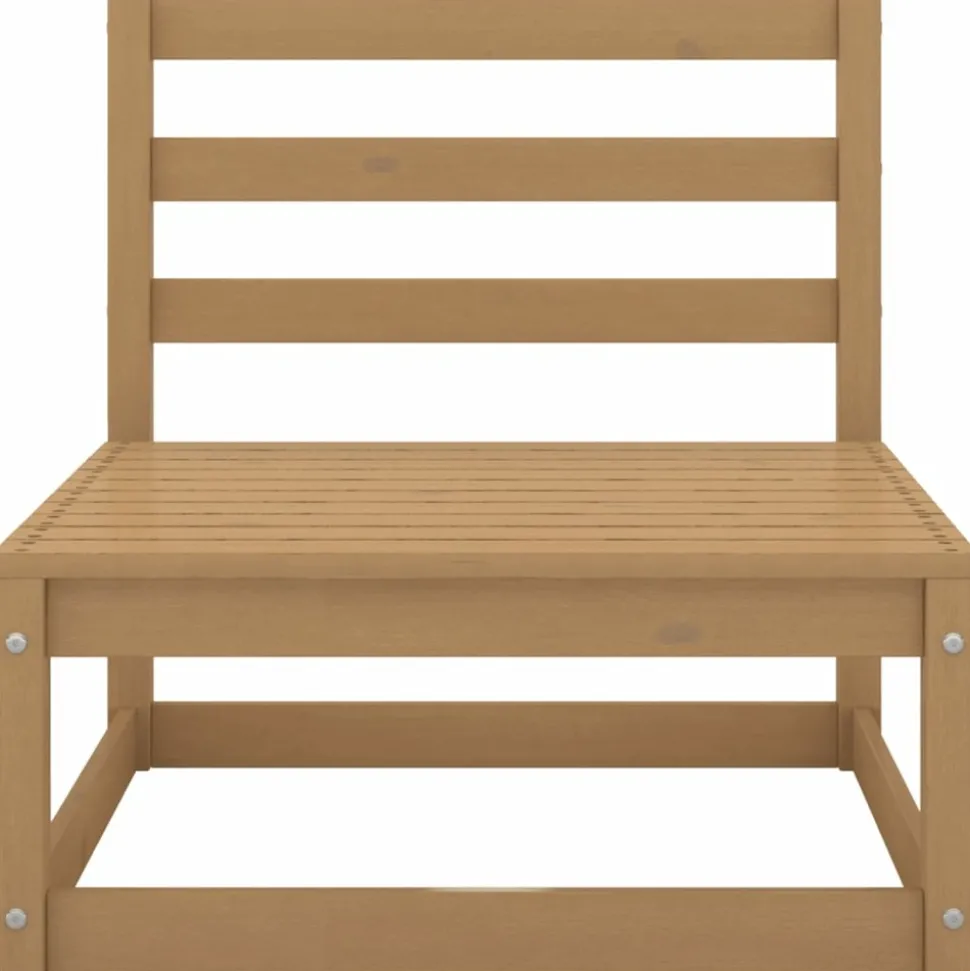 MAISON EXCLUSIVE - Salon de jardin 9 pcs bois de pin massif