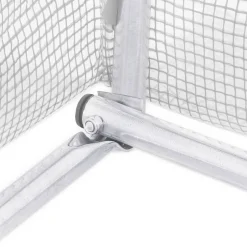 MAISON EXCLUSIVE - Serre avec cadre en acier blanc 120 m² 20x6x2,85 m