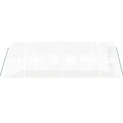 MAISON EXCLUSIVE - Serre avec cadre en acier blanc 18 m² 6x3x2 m