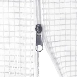 MAISON EXCLUSIVE - Serre avec cadre en acier blanc 18 m² 6x3x2 m