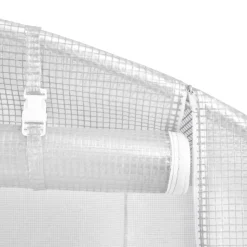 MAISON EXCLUSIVE - Serre avec cadre en acier blanc 18 m² 6x3x2 m