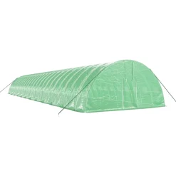 MAISON EXCLUSIVE - Serre avec cadre en acier vert 144 m² 24x6x2,85 m