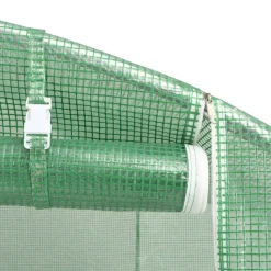 MAISON EXCLUSIVE - Serre avec cadre en acier vert 144 m² 24x6x2,85 m