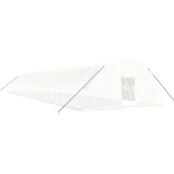 MAISON EXCLUSIVE - Serre avec cadre en acier blanc 144 m² 24x6x2,85 m