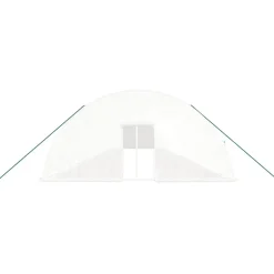 MAISON EXCLUSIVE - Serre avec cadre en acier blanc 144 m² 24x6x2,85 m