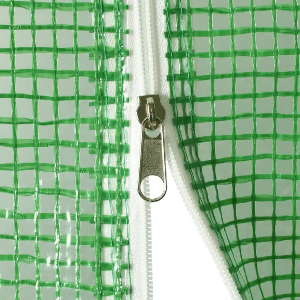 MAISON EXCLUSIVE - Serre avec cadre en acier vert 24 m² 6x4x2 m