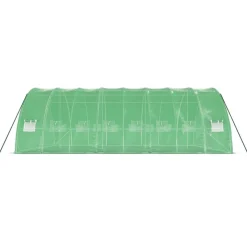 MAISON EXCLUSIVE - Serre avec cadre en acier vert 48 m² 8x6x2,85 m