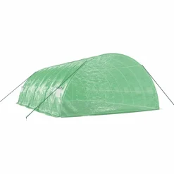 MAISON EXCLUSIVE - Serre avec cadre en acier vert 48 m² 8x6x2,85 m