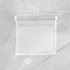 MAISON EXCLUSIVE - Serre avec cadre en acier blanc 20 m² 5x4x2,3 m