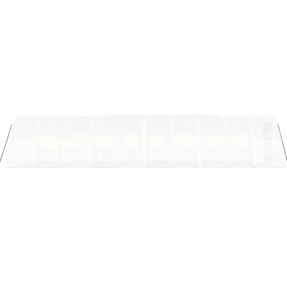 MAISON EXCLUSIVE - Serre avec cadre en acier blanc 30 m² 10x3x2 m