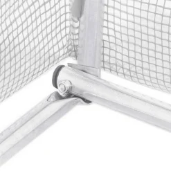 MAISON EXCLUSIVE - Serre avec cadre en acier blanc 16 m² 4x4x2 m