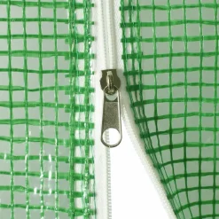 MAISON EXCLUSIVE - Serre avec cadre en acier vert 8 m² 4x2x2 m