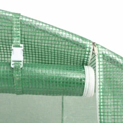 MAISON EXCLUSIVE - Serre avec cadre en acier vert 8 m² 4x2x2 m