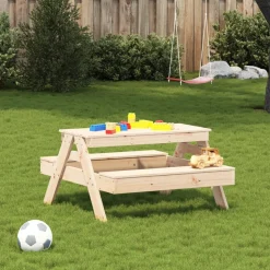 MAISON EXCLUSIVE - Table de pique-nique pour enfants 88x97x52cm bois massif de pin