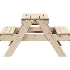 MAISON EXCLUSIVE - Table de pique-nique pour enfants 88x97x52cm bois massif de pin