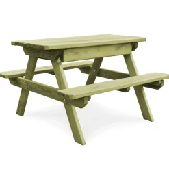 MAISON EXCLUSIVE - Table de pique-nique pour enfants avec bancs pinède imprégnée
