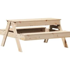 MAISON EXCLUSIVE - Table de pique-nique avec bac à sable pour enfants pin massif