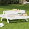 MAISON EXCLUSIVE - Table de pique-nique avec bac à sable pour enfants pin massif