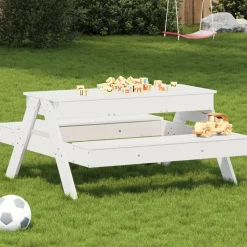 MAISON EXCLUSIVE - Table de pique-nique avec bac à sable pour enfants pin massif
