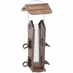 Mangeoire à silos pour oiseaux sauvages jok 21, mangeoire extérieure, adaptée à diverses graines