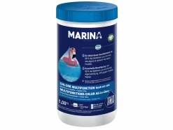 MARINA - Chlore multifonction galets pour piscine jusqu'à 15 m³ 1,08 kg