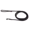 MARTIN SELLIER - Laisse pour chien, en nylon: rond uni noir L. 2 m