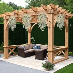 MCBOSON - Fleurs plastiques artificielles pour phalaenopsis 2 pièces bleu