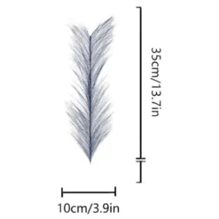 MCBOSON - Herbe de pampa artificielle pour 100 pièces roses