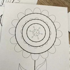 MES COURSES EN VRAC - Cartes à coudre blanches - 8 design