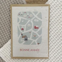 MES COURSES EN VRAC - Carte ensemencée à planter - bonne année