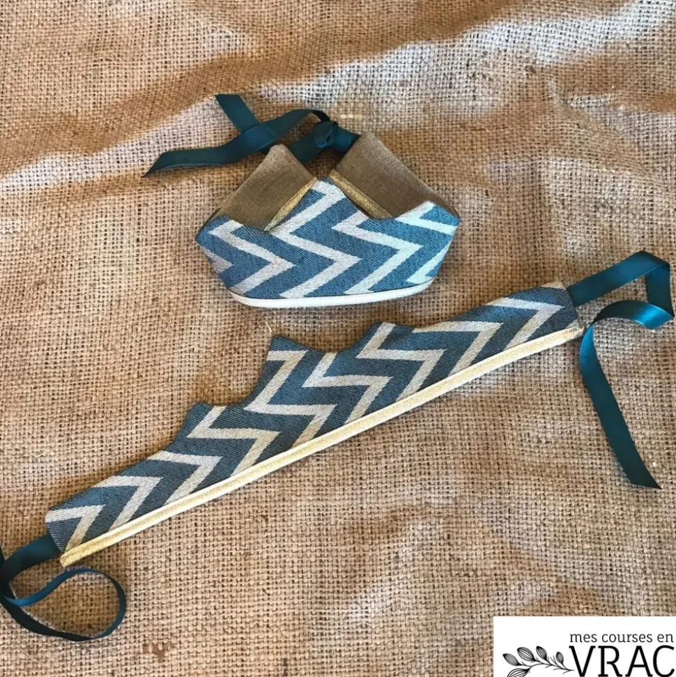 MES COURSES EN VRAC - Couronne galette des rois en tissus