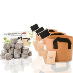 MES COURSES EN VRAC - Cultivea kit sacs de culture prêt à pousser - concombre, tomate, poivron