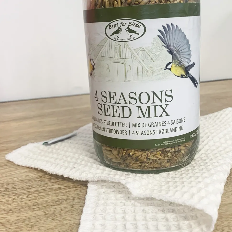 MES COURSES EN VRAC - Kit mangeoire bouteille de vin + graines