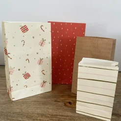 MES COURSES EN VRAC - Kit pour faire son propre calendrier de l'avent en kraft - motif chien