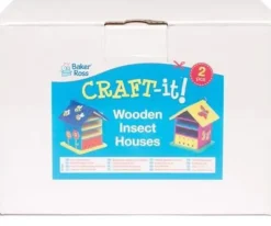 MES COURSES EN VRAC - Kit de 2 maisonnettes pour insectes en bois à personnaliser - petits modèles