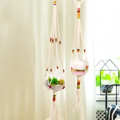 MES COURSES EN VRAC - Mon kit de 2 suspensions pour plante en tressage