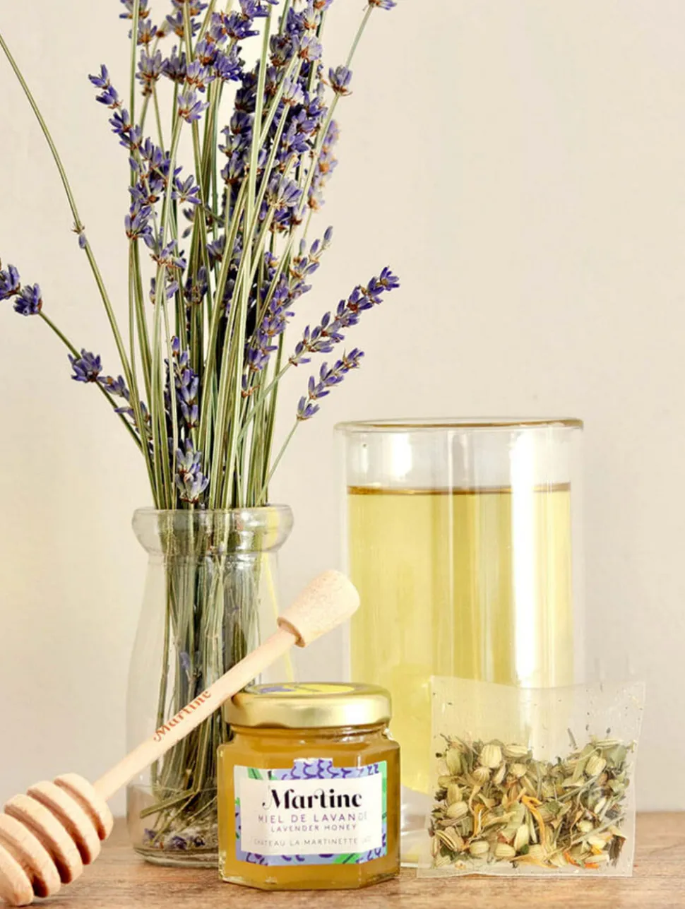 MIEL MARTINE - Coffret infusions – miels «chic martine»