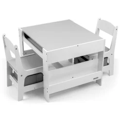 MILLY MALLY - Ensemble table et chaises - sven - blanc