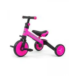 MILLY MALLY - Ride on - vélo 3en1 optimus rose